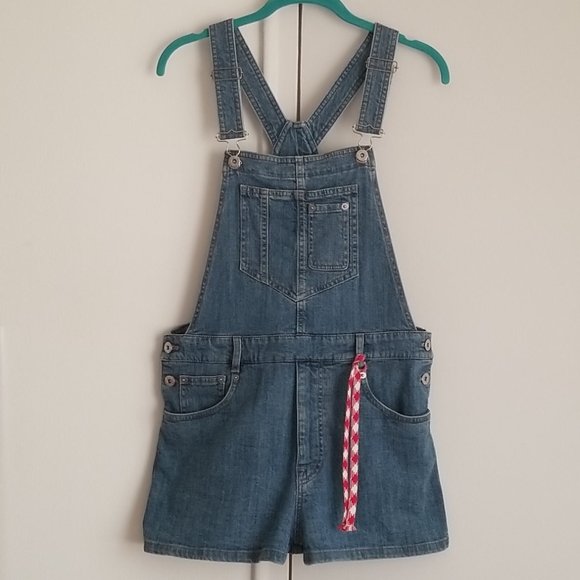 Miu Miu Denim Overall Short Sz 24